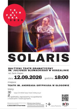 Głogów Wydarzenie Spektakl INDYWIDUALNIE – FESTIWAL MONODRAMÓW „SOLARIS”